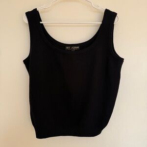 St. John Basics NWT Black Santana Knit Shell $245. L